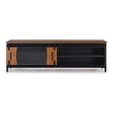 GINER Y COLOMER TV stojalo iz mangovega lesa in kovine, (22147502) | Shoptok.si