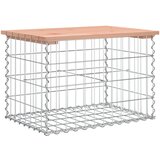  Vrtna klupa s gabionskim dizajnom 63x44x42 cm drvo duglazije | Eponuda.ba