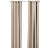  Zavjese za zamračivanje s prstenima 2 kom bež 140 x 245 cm | shoptok.hr