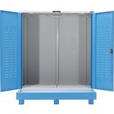 eurokraft pro Odlagališče za nevarne snovi za sode, prestrezna prostornina 320 l, ŠxG 1600 x 1150 mm | Shoptok.si