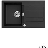 Milo Granitna sudopera Avangard 78x46cm Lava stone ø90 | Eponuda.com