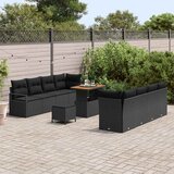  Sjedeća garnitura za vrt s jastukom Crna 90 x 55 x 71 cm | Eponuda.ba