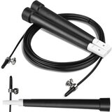 Neo-Sport NS-955 Adjustable Black Skipping Rope for Cardio and Fitness Training, (21740448) Cene