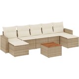 vidaXL 8-dijelni set vrtnih sofa od poliratana s jastucima bež | shoptok.hr