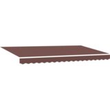  Zamjenska tkanina za tende za okvir 4x2 m Smeđa | shoptok.hr