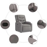 vidaXL Naslanjač taupe blago | Shoptok.si