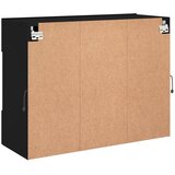  Zidni TV ormarić s LED svjetlima crni 78,5x30x60,5 cm | shoptok.hr
