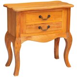  Stranska miza Naravna 60,5 x 30 x 61 cm Masivni mahagonijev les, (5000268865) | Shoptok.si