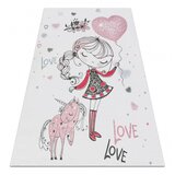 RugsX BAMBINO 2644 pralna preproga Deklica, samorog za otroke protizdrsna - belo / roza 80x150 cm, (5000175264) | Shoptok.si