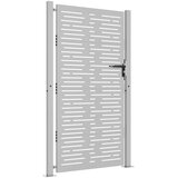  Vrtna vrata 100x175 cm od korten čelika, kvadratni dizajn | shoptok.hr