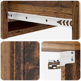 Stolna montirana na zid Staro drvo 59 x 34,5 x 17 cm | shoptok.hr