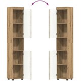 vidaXL kopalniška omarica tulum artisan hrast 37 x 31.5 x 203 cm | Shoptok.si