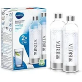 Steklenici SodaOne komplet 2 prozorna 1L, (5000119535)