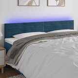  LED uzglavlje tamnoplavo 180x5x78/88 cm baršunasto | Eponuda.ba