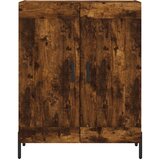  Visoka komoda dimljeni hrast 69 5x34x180 cm konstruiranog drva | shoptok.hr