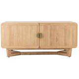 Bloomingville Komoda od masivnog kaučuka u prirodnoj boji 120x55x45 cm Serrone – Cijene