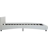  Posteljni okvir LED belo umetno usnje 160x200 cm | Shoptok.si