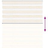 vidaXL Zavjesa zebra 125x100 cm širina tkanine 120,9 cm poliester | shoptok.hr