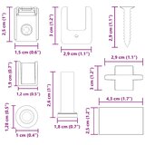  36-dijelni okovi za rolo zavjese | shoptok.hr