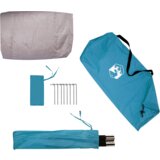 vidaXL Zadnji shranjevalni šotor s streho Modra 210 x 90 x 174 cm | Shoptok.si