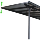 Rojaplast BRUCE J pergola – SIVI polikarbonat | shoptok.hr