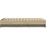  Okvir za krevet boja hrasta 100x200 cm od konstruiranog drva | shoptok.hr
