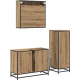 vidaXL set namještaja za kupaonicu 3 pcs hrast artisan 80 x 33 x 60 cm | shoptok.hr