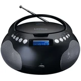 Lenco, Brezžični radio Bluetooth/CD/MP3/USB Model SCD-331 z ročajem za prenašanje, Črna / Srebrna, (5000250499)