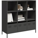  Visoka komoda ružičasta 101,5x39x103,5 cm čelična | shoptok.hr
