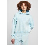 UC Curvy Ladies Oversized Towel Washed Hoody balticblue Cene