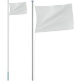  Višedijelni stup za zastavu srebrni 6,08 m aluminijski | shoptok.hr