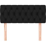  Uzglavlje crno 100x7x78/88 cm od tkanine | shoptok.hr