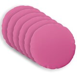  Presvlaka za jastuk 6 pcs HEERLEN Ružičasta Ø 60 cm Poliester | shoptok.hr