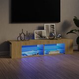 TV ormarić s LED svjetlima boja hrasta sonome 135 x 39 x 30 cm | shoptok.hr