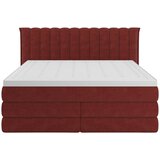 Premium Living Postelja Boxspring Lina, Rdeča, 200x200 | Shoptok.si