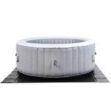 Beneo Prenosni napihljivi bazen spa z mehurčki za 6 oseb Siva | Shoptok.si