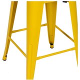 Ixia Žute metalne barske stolice u setu 2 kom (visine sjedala 61 cm) – | shoptok.hr