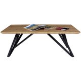 Modern Living klubska miza turin, videz hrasta, črna | Shoptok.si