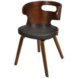  Jedilni stoli 6 kosov rjavo umetno usnje | Shoptok.si