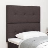  Temno rjava LED glava postelje 100 cm Tkanina, (22083996) | Shoptok.si