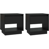vidaXL Nočna omarica 2 kosa črna 45x34x44 cm iverna plošča | Shoptok.si