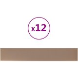  Zidna uzglavlja 12 pcs Boja cappuccina 90 x 15 cm tkanina | Eponuda.ba