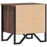 vidaXL Nočna omarica 2 kosa rjavi hrast 40x30x40 cm inženirski les | Shoptok.si