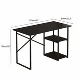 Hanah home Radni sto Vienna Black | Eponuda.com