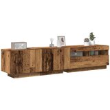 Furnova TV omarica z LED starinski les 180x35x40 cm inženirski les, (21924627) Cene
