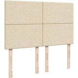  Otomanski krevet s madracem krem 140x190cm od tkanine | shoptok.hr