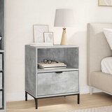 Noćni ormar Beton siva 49 x 36 x 61 cm Konstruirano drvo | shoptok.hr