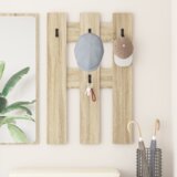 vidaXL Nadwyčajna obešalnik za plašče sonoma hrast 65 x 3 x 100 cm | Shoptok.si