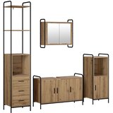  Set ormarića za kupaonicu 4 kom. Hrast artisan | shoptok.hr