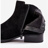 Boto Women's Ankle Boots on Flat Heel Black Sauamia | ePonuda.com